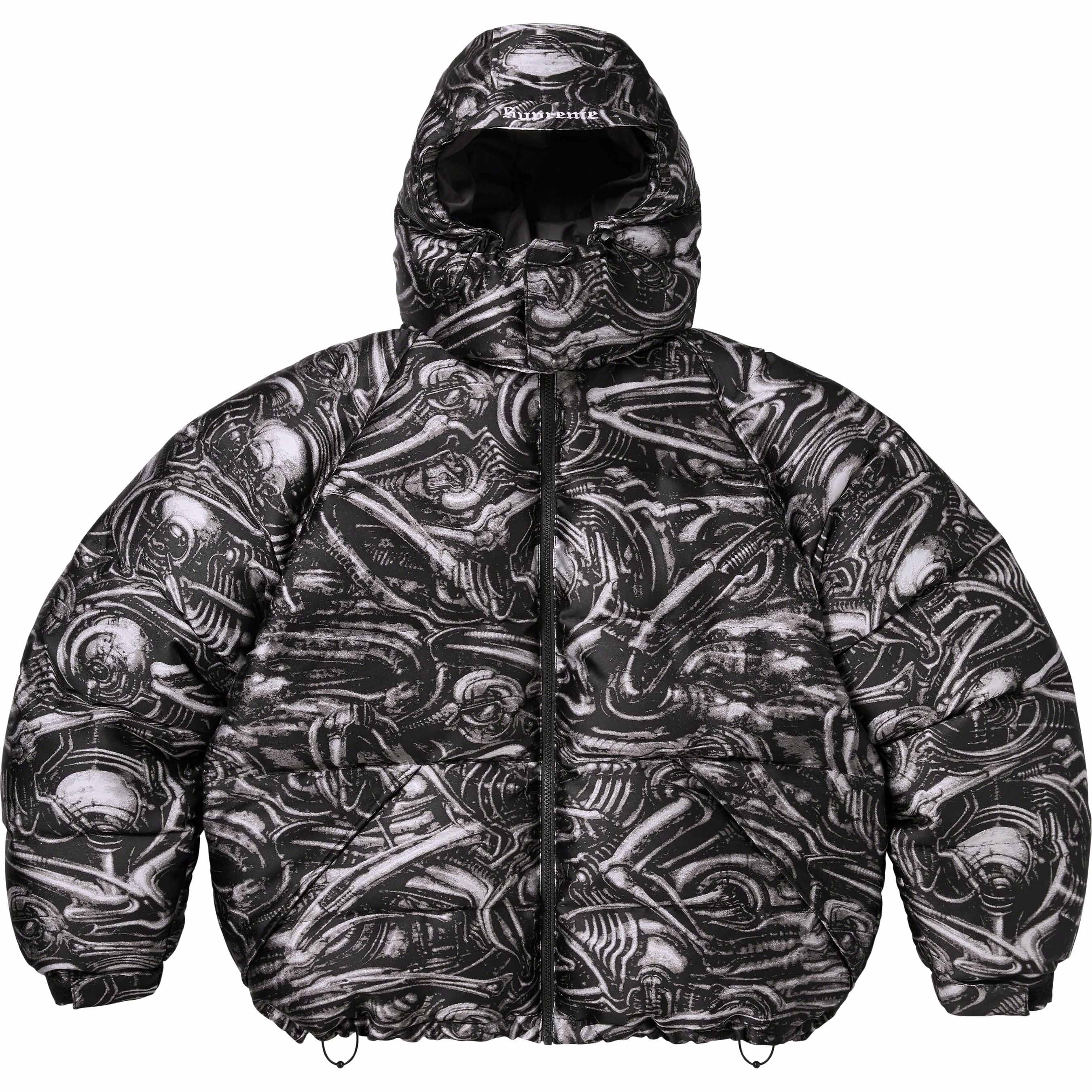H.R. Giger Jacquard Down Puffer Jacket view 14